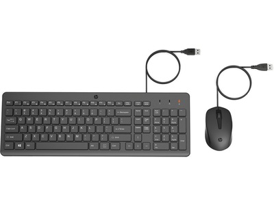 HP 150 Combo trådbunden mus och tangentbord (svart)