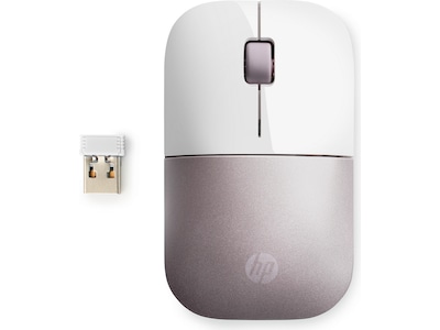 HP Z3700 trådlös mus (vit/rosa)