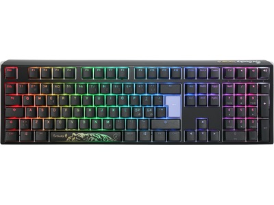 Ducky One 3 Classic Black / White Gamingtangentbord RGB Blue (svart/vit)