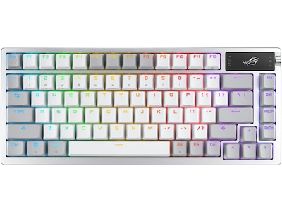 ASUS ROG Azoth Trådlöst DIY Gamingtangentbord (vit)