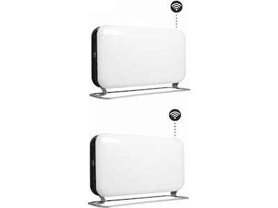 Mill WiFi golvelement 1200W (vit) 2-pack