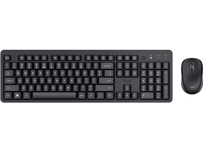 Trust ODY II trådlös mus och tangentbord nordisk (svart)