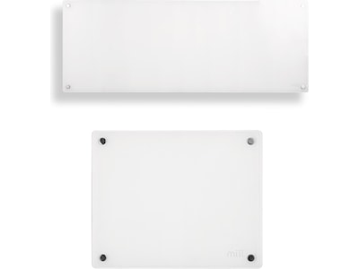 Mill Glas Panelelement 1300W 2-pack + Glass MB250 250W 2-pack (vit)