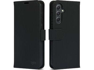 iiglo Samsung Galaxy A55 Plånboksfodral (svart)