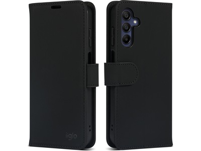 iiglo Samsung Galaxy A15 Plånboksfodral (svart)