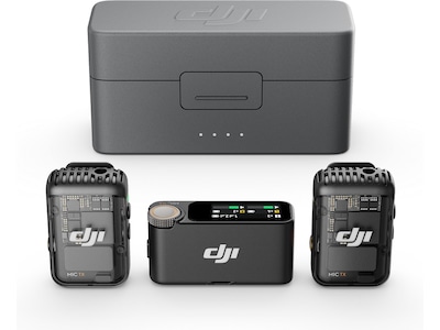 DJI Mic 2 (2 TX + 1 RX + Charging Case)  (shadow black)