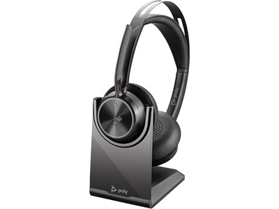 Poly Voyager Focus 2-M MS USB-A Headset med laddningsställ