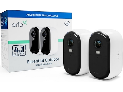 Arlo Essential 2 FHD Outdoor Säkerhetskamera (vit) 2pk