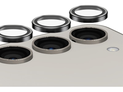 PanzerGlass Galaxy S24 / S23 / S23+ Hoops Linsskydd (svart)