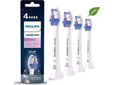 Philips Sonicare S2 HX6054/10 Tandborsthuvuden 4st (vit)