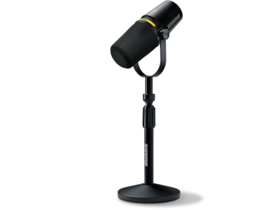 Shure MV7+ Podcast Kit mikrofon + stativ (svart)