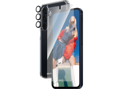 PanzerGlass Galaxy A55 5G 3-i-1 skyddspaket