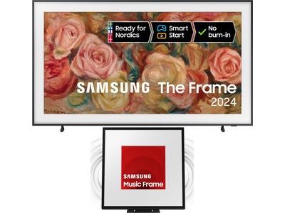 Samsung 85” The Frame 2024 TQ85LS03D + Music Frame