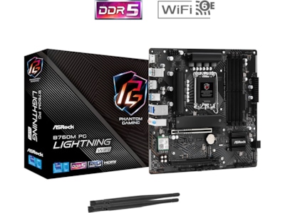 ASRock B760M Phantom Gaming Lightning WIFI Moderkort