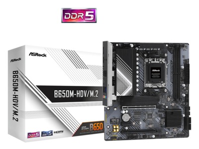 ASRock B650M-HDV/M.2 Moderkort