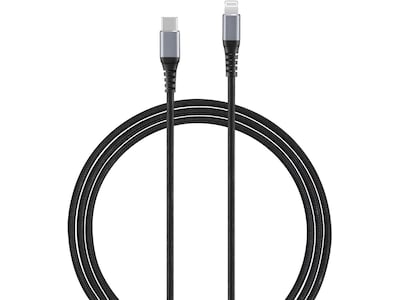 Andersson Flätad USB-C till Lightning-kabel 1,5m (svart)