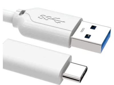 Andersson USB-C till USB-A kabel 0,5m (vit)