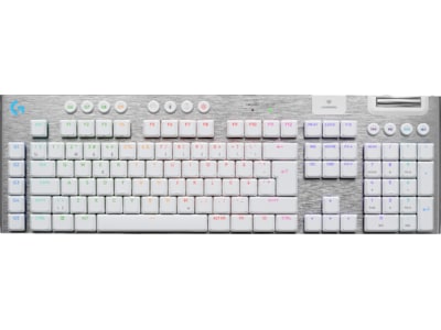 Logitech G915 X Lightspeed Trådlös Gamingtangentbord (vit)