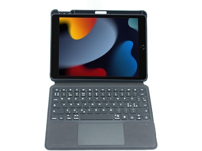 4smarts iPad Air 13" 2-i-1 Tangentbordfodral (grå)