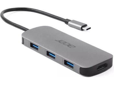 Acer 7-i-1 USB-C Hub (silver)