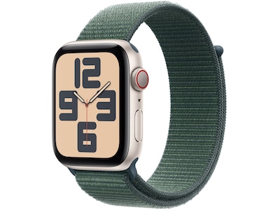 Apple Watch SE 44mm GPS + LTE Aluminium (stj&auml;rnglans)