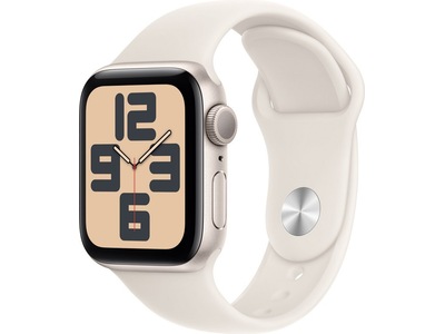 Alternativ bild 0 för Apple Watch SE GPS 40mm - Starlight Aluminium Case with Starlight Sport Band - S/M