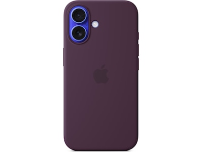Apple iPhone 16 Silikonskal (plommon)