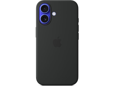 Apple iPhone 16 Silikonskal (svart)
