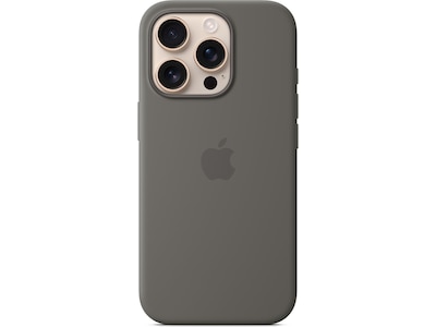 Apple iPhone 16 Pro Silikonskal (granitgrå)