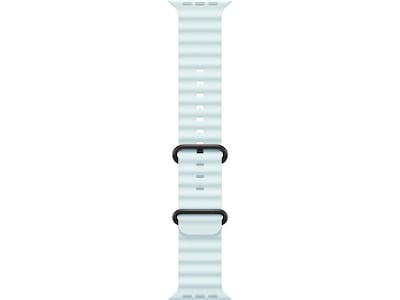 Apple Watch 49mm Black Titanium Ocean Band (ice blue)