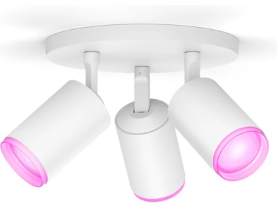 Philips Hue Fugato med 3 spotlights (vit)