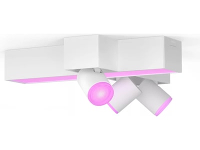Philips Hue Centris taklampa med 3 spotlights i kors (vit)