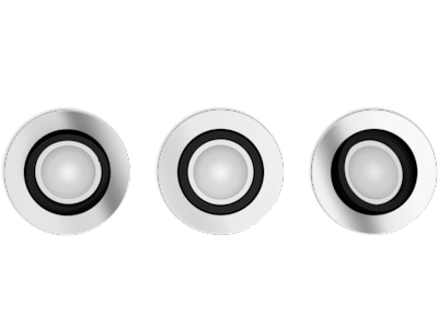 Philips Hue Milliskin Aluminium innfäld spotlight (3-pack)