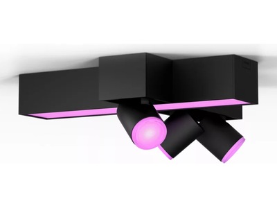 Philips Hue Centris taklampa med 3 spotlights i kors (svart)