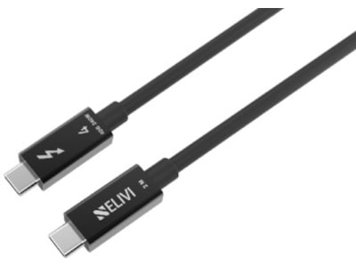 Elivi Thunderbolt 4 kabel 1m (svart)