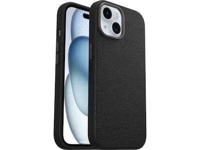 OtterBox iPhone 15 Symmetry Cactus Läderfodral (svart)