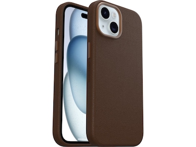 OtterBox iPhone 15 Symmetry Cactus Läderfodral (brun)