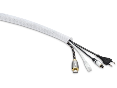 Andersson Kabelstrumpa med kardborreband 1,5m (vit)