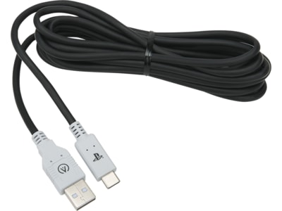 PowerA USB-C kabel för PS5 (svart/vit)