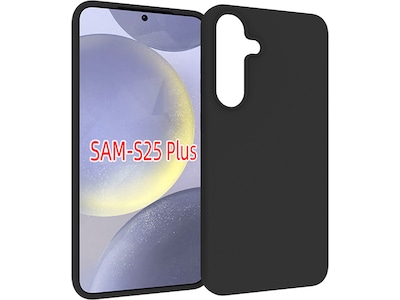 iiglo Galaxy S25+ Silikonskal (svart)