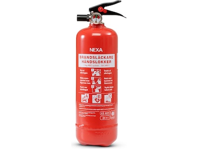 Nexa Brandsläckare 1kg (röd)