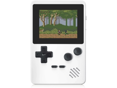 Gaming Tech CT-885 8-bit portabel spelkonsol (vit)