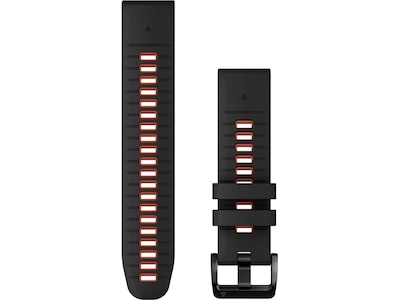 Garmin QuickFit Silikonarmband 22mm (svart/röd)