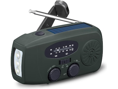 Andersson EYF-C2000 FM/AM vevradio med solcellspanel