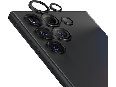 PanzerGlass Galaxy S25 Ultra Hoops Ceramic Linsskydd (svart)