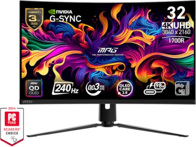 MSI 32" 4K curved gamingskärm 321CURX