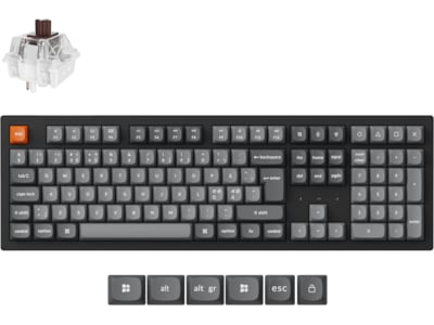 Keychron K10 MAX trådlöst gamingtangentbord (super brown)