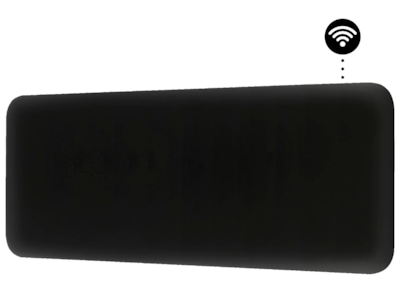 Mill Invisible Smart WiFi Gen 4 panelvärmare 1300W (svart)