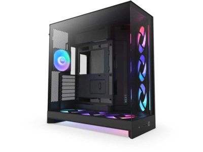 NZXT H9 Flow RGB+ Mid Tower (svart)