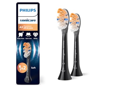 Philips Sonicare A3 Premium All-in-One borsthuvuden (2pack, svart)